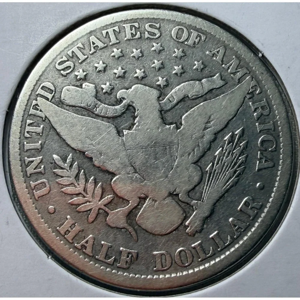 1897 and 1900 US Barber Half Dollar 90% Silver Coins 2 Piece Set S121